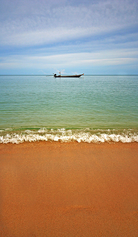 Barca ormeggiata a Koh Phangan