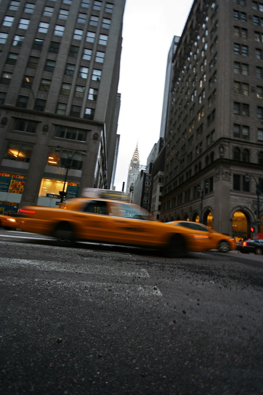 taxi sulla 5ft Avenue