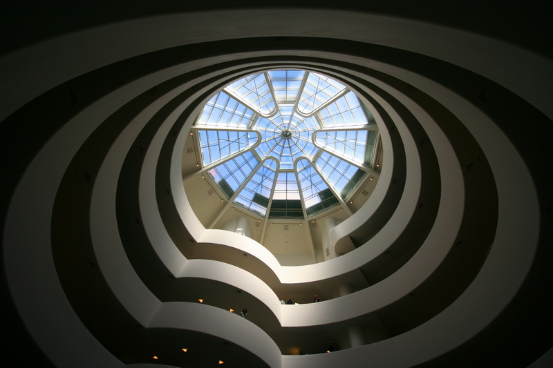 L'interno del Museo Guggenheim